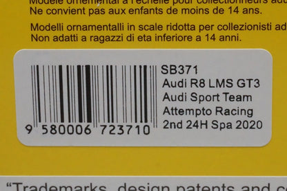 1:43 SPARK SB371 Audi R8 LMS GT3 24H SPA 2nd 2020 #66