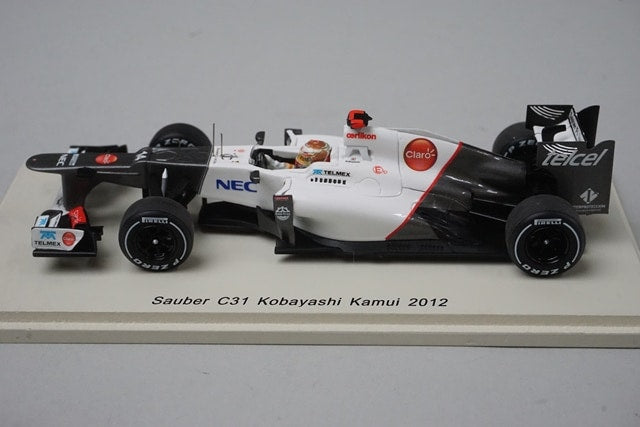 1:43 SPARK SS04 Suzuka Circuit Custom Sauber C31 Ferrari 2012 #14 model car