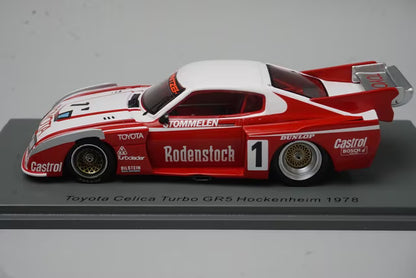 1:43 Spark S7701 Toyota Celica Turbo GR5 Hockenheim 1978 #1 R.Stommelen model car