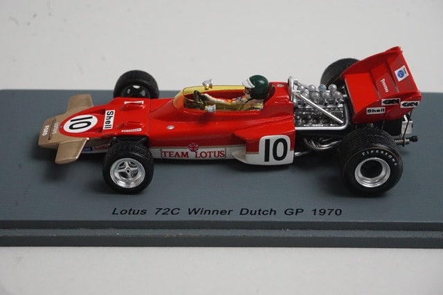 1:43 SPARK S4280 Lotus 72C Dutch GP Winner J.Rindt 1970 #10
