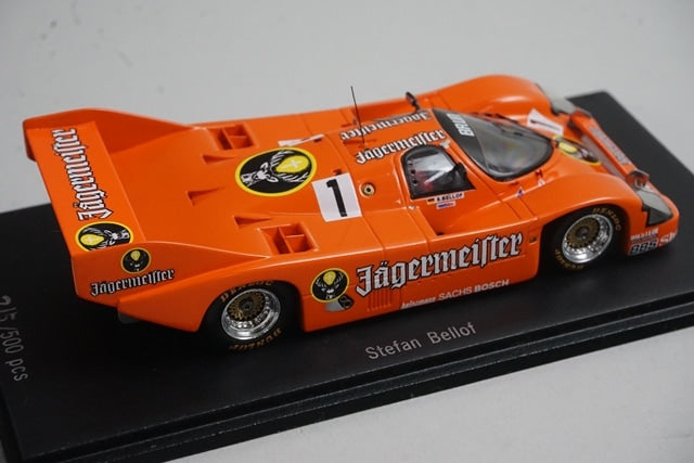1:43 SPARK SAM117 SB Collection Belov Special Order Porsche 956-1 Platz Nurburgring 1984 #1 Jagermeister