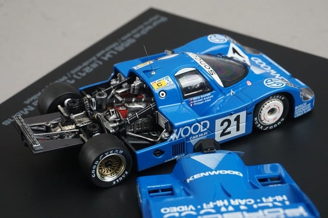 1:43 HPI 941 Porsche 956 LH Le Mans 1983 #21 Mario Andretti Michael Andretti Phillippe Alliot