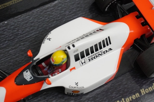 1:43 MINICHAMPS 539904327 McLaren Honda MP4/5B 1990 A.Senna #27 Suzuka Legend model car