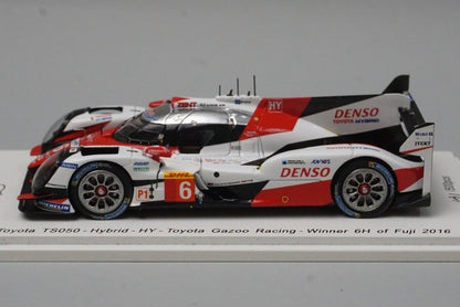 1:43 SPARK SJ046 Toyota TS050 Hybrid Gazoo Racing Fuji 6h 2016 Winner #6