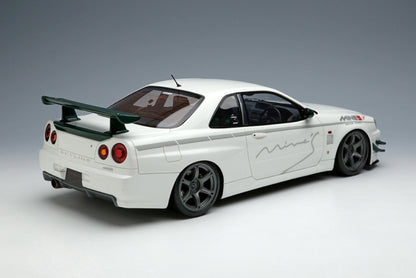 IM073 Make Up IDEA 1:18 Mine's Skyline GT-R BNR34 Vspec N1 2021 Rays wheel