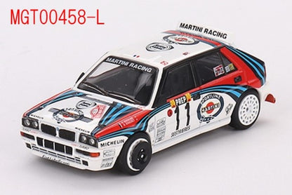 MGTS0002 TSM MINI-GT 1:64 Lancia Delta HF Integrale Evoluzione Monte Carlo Rally 1992 LHD 4Set