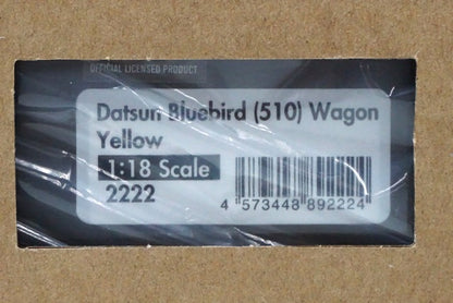 1:18 ignition model IG2222 Early Type Datsun Bluebird 510 Wagon Yellow