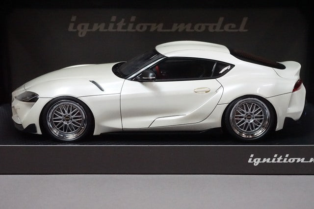 1:18 ignition model IG1886 GR Supra RZ (A90) White Metallic