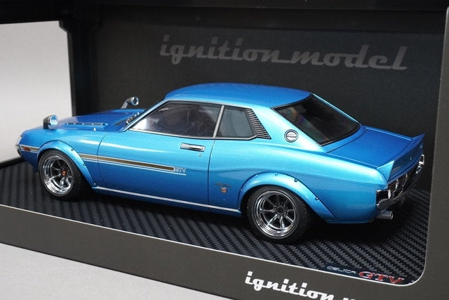 1:18 IG2593 ignition model Toyota Celica 1600GTV (TA22) Blue Metallic