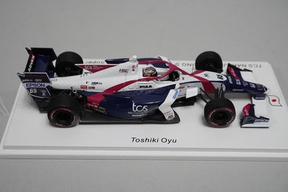 1:43 SPARK SJ130 Dallara SF19 TCS NAKAJIMA RACING M-TEC HR-417E Super Formula 2022 #65 Fumiki Oyu
