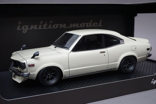 1:18 ignition model IG0703 Mazda Savanna S124A White Watanabe-Wheels