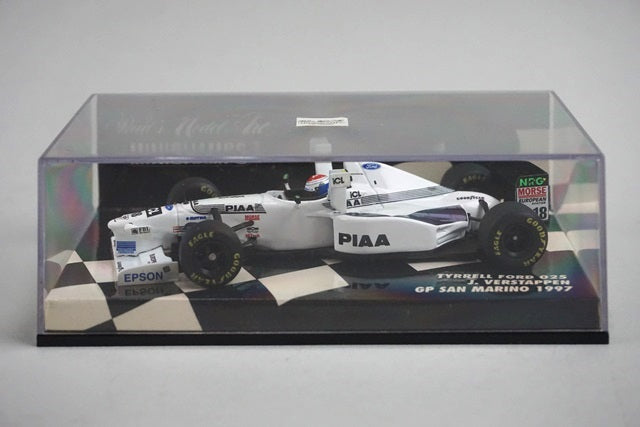 1:43 MINICHAMPS 430970028 Tyrrell 025 Ford 1997 San Marino GP #18 J.Verstappen