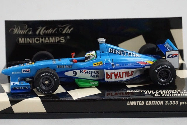 1:43 MINICHAMPS 430990079 Benetton Formula 1 Showcar 1999 #9 G. Fisichella