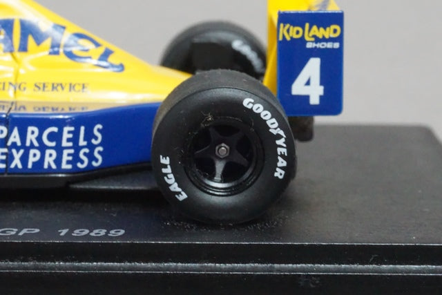 1:43 SPARK S1640 Tyrrell 018 French GP 1989 #4 J.Alesi