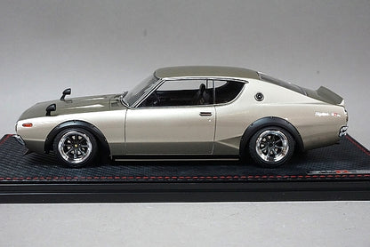 1:18 ignition model IG1847 Nissan Skyline 2000 GT-R (KPGC110) Silver w/Engine