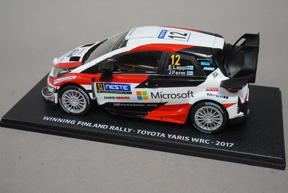 1:38 SPARK TOY12138FW Toyota Yaris WRC 2017 #12 Rally Finland winner E.Lappi