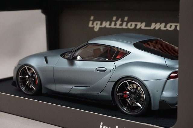 1:18 ignition model IG1891 Toyota GR Supra RZ (A90) Matte Storm Gray Metallic