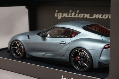 1:18 ignition model IG1891 Toyota GR Supra RZ (A90) Matte Storm Gray Metallic