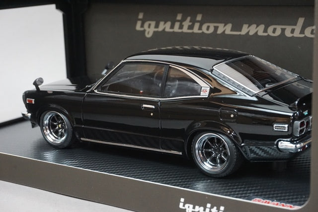 1:18 ignition model IG0701 Mazda Savanna S124A Black Watanabe-Wheel