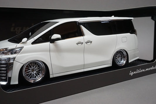 1:18 ignition model IG1670 Toyota Vellfire (30) ZG White model car