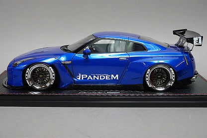 1:18 ignition model IG1001 PANDEM R35 GT-R Blue Metallic