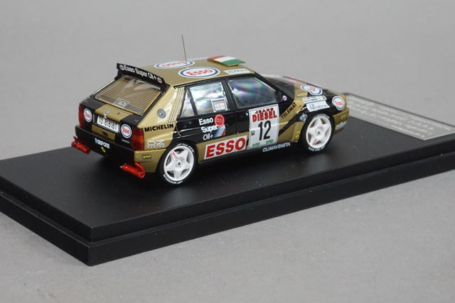 1:43 HPI 8062 Lancia Delta HF Integrale ESSO 1993 San Remo #12 Black x Gold