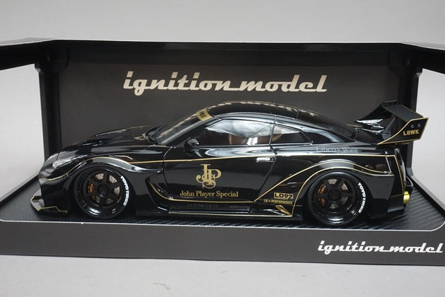 1:18 ignition model IG2359 Nissan LB Silhouette WORKS GT Nissan 35GT-RR Black