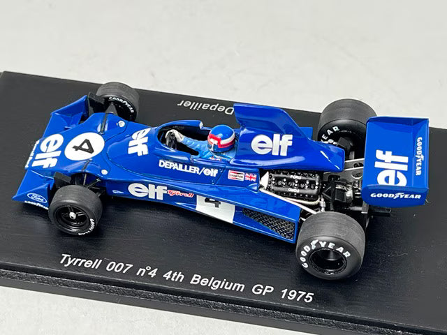 1:43 SPARK S1646 Tyrrell 007 Belgian GP 4th P.Dupayer 1975 #4