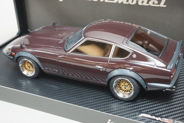 1:18 ignition model IG2455 Nissan Fairlady 240ZG HS30 Maroon model car