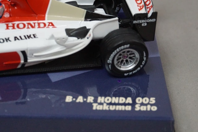 1:43 MINICHAMPS 403030099 BAR Honda 005 Test Car 2003 Takuma Sato