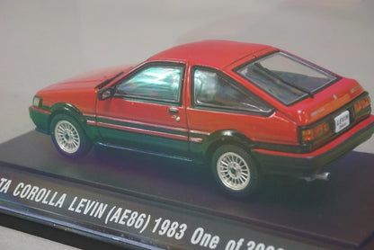 1:43 EBBRO 43272 Toyota Corolla Levin AE86 1983 Red