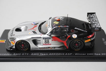 1:43 Spark SB500 Mercedes-AMG GT3 AKKODIS ASP Spa 24H 2022 #88 model car