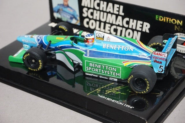 1:43 MINICHAMPS 510944305 Benetton Ford B194 #5 M. Schumacher MSC No.11 model car