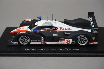 1:43 SPARK S1273 Peugeot 908 HDi FAP LM 2007 2nd place #8