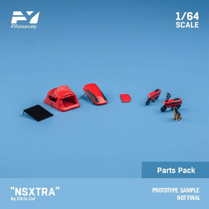 FY64002 Finclassically 1:64 NSX TRA by Chris Cut red Deluxe version
