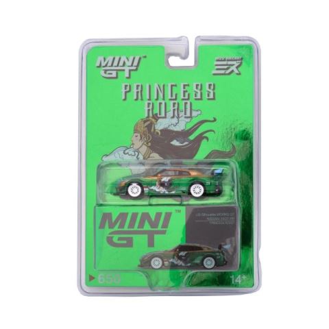 MC181-GN TSM MINI-GT x Mizu Diecast Nissan white star LB-Silhouette WORKS GT NISSAN 35GT-RR Ver.2 PRINCESS RORO LBWK *Blister specification