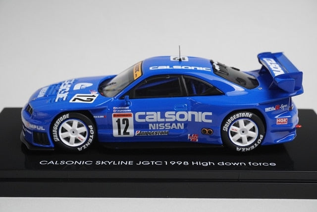 1:43 EBBRO 44252 CALSONIC Skyline JGTC 1998 High Down Force #12 model car