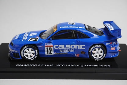 1:43 EBBRO 44252 CALSONIC Skyline JGTC 1998 High Down Force #12 model car