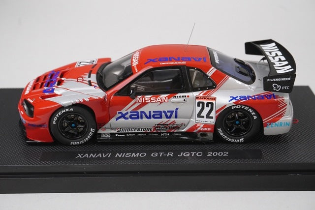 1:43 EBBRO P409 Xanavi NISMO GT-R JGTC 2002 #22 model car