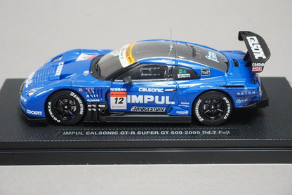 1:43 EBBRO 44233 IMPUL Calsonic GT-R Super GT500 2009 Rd.7 Fuji #12