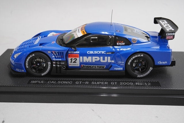 1:43 EBBRO 44173 Nissan Impul Calsonic GT-R Super GT500 2009 #12 model car