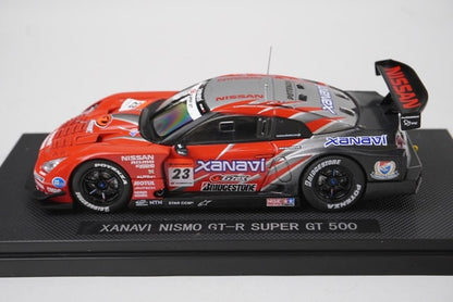 1:43 EBBRO 44044 Xanavi Nismo GT-R Super GT 500 #23 model car
