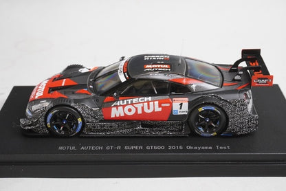 1:43 EBBRO 45275 MOTUL AUTECH GT-R Super GT500 Okayama Test 2015 #1 model car