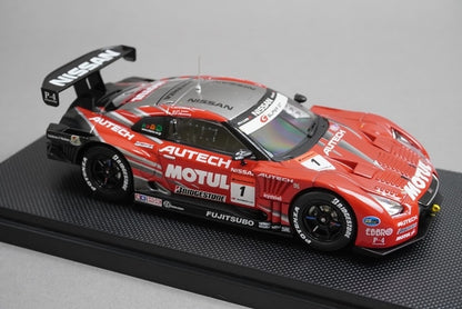 1:43 EBBRO P411 Motul Autech GT-R SGT Super GT500 Rd.7 Fuji 2009 #1 Red / Silver