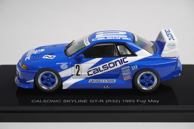 1:43 EBBRO 44504 Calsonic Skyline GT-R (R32) Fuji May 1993 #2 model car