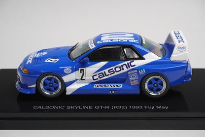 1:43 EBBRO 44504 Calsonic Skyline GT-R (R32) Fuji May 1993 #2 model car