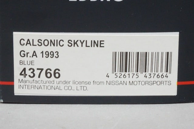 1:43 EBBRO 43766 Calsonic Skyline Gr.A 1993 #12