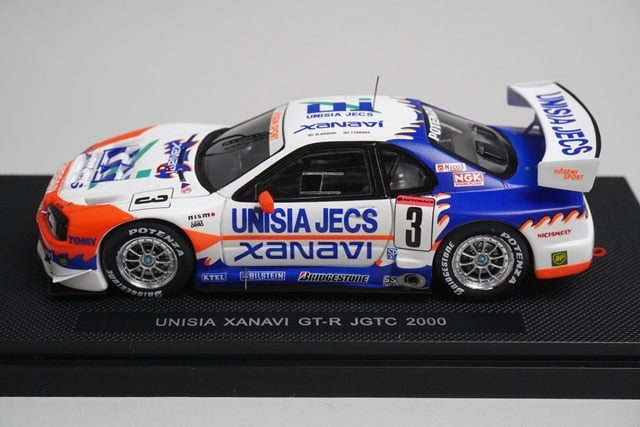 1:43 EBBRO P428 UNISIA XANAVI GT-R JGTC 2000 #3 model car