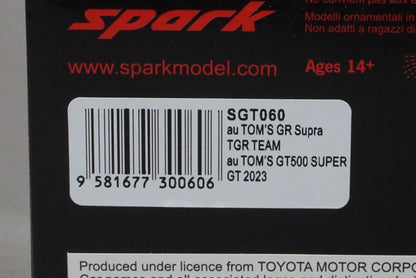 1:43 SPARK SGT060 au TOM'S GR Supra GT500 Super GT 2023 #36