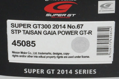 1:43 EBBRO 45085 STP TAISAN Gaia Power GT-R Super GT300 2014 #67